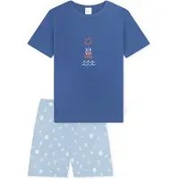 Schiesser Nattøj ' Kids Nightwear ' lyseblå / mørkeblå