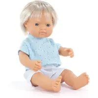 Miniland Blond Babydukke 38 Cm