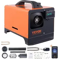 Vevor Diesel Luftvarmer Alt-i-en 12V 5KW Bluetooth App LCD til Bil, Autocamper