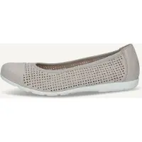 Caprice Ballerina, grey, made of Leather, Size 36