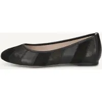 Caprice Ballerina, black, made of Leather with Block heel, Size 41