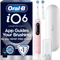 Oral-B Eltandbørste iO6 Series Pink Sand Sensitive + 1 Extra Refill