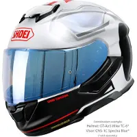 Shoei GT-Air 3 Mike TC-6 Integralhjelm Mat/Sort/Hvid 2XL