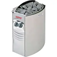 Harvia Saunaovn 6,0kW med indbygget regulering 3x400V+N+J. Rum 5-8m³. Stenforbrug ca. 20kg