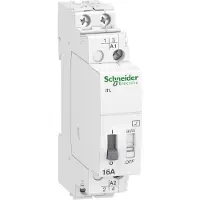 Schneider Electric Kiprelæ iTL 16A 2NO 230VAC/110VDC impuls tryk aktivering Bredde 18mm