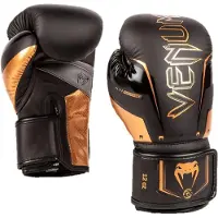 Venum Elite Evo boksehandsker - sort/bronze