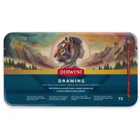Derwent Drawing pencil - med 72 stk. i tinæske