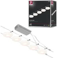 Paulmann 94426, Skinnebelysningsspot, Ikke-udskiftelig pære(r), 1 pære(r ), LED, 3000 K, Krom