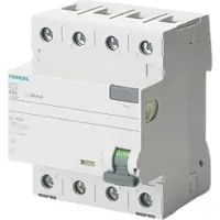Siemens Fejlstrømsafbr RCCB 4P A 63A 30mA UN AC