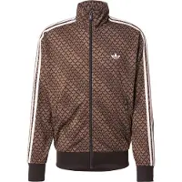 Adidas Originals Sweatjakke 'Firebird' brun / umbra / hvid