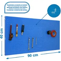 Simonwork (bancos De Trabajo) Panelclick +8 Værktøjspanel 400x900x35 Mm