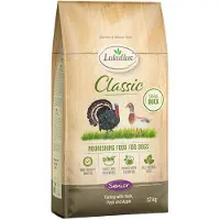 Lukullus Classic Senior kalkun & and (kornfri) - Økonomipakke : 2 x 12 kg ny opskrift