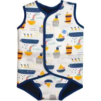 Splash About Neoprendragt - Baby Wrap - Tug Boat - - 6-18 mdr - Våddragt