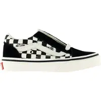 Vans Sko - Old Skool - Geo Check Sort/Hvid - - 27 - Sko