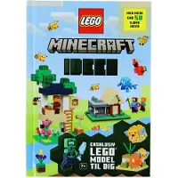 Forlaget Alvilda LEGO Minecraft ideer (bog med klodser) - Børnebog - Hardcover