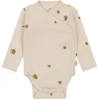 Konges Sløjd Slå-om Body l/æ - Lemon - - 68 - Body L/Æ