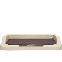 HOBBYDOG Medico Lux Lair - Beige med brun madras XXL
