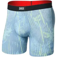 Saxx - Vandretøj - Multi-Sport Mesh BB Fly Palm Screen/Faded Denim til UnisexNylon - Størrelse S - Blå