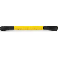 SKLZ Massagestang H?ndholdt Muskelrulle Massagepind til Fysioterapi Original st?rrelse Gul/Sort 20"