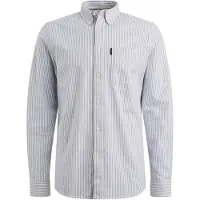 PME Legend Skjorte 'Oxford shirt with yarn-dyed stripe pattern' blå
