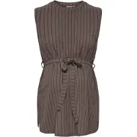 ONLY Maternity Bluse 'OLMPetris' brun / sort