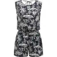 Ragwear Jumpsuit 'Zella' antracit / hvid