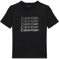 Calvin Klein Jeans Stacked Logo T-shirt Med Korte ærmer