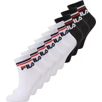 FILA Sokker 'QUARTER' rød / sort / hvid