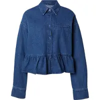 EDITED The Label Bluse 'Bibi' blue denim