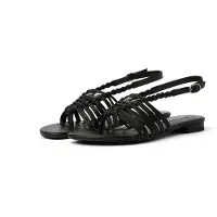 Karl Lagerfeld Sandaler med rem ' ALISSO II SLINGBACKS ' sort
