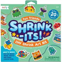 Ooly krympe-its! 28 PC DIY Shrinking Art Kit, der skaber charme og tags inkluderer 20 plastiske pre -cut charme og mere! Ingen rodkunst til b?rn