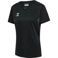 Hummel Funktionsbluse 'Authentic' grå / sort / hvid