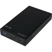 Logilink 3,5" SATA harddiskkabinet, USB 3.0, hurtig overførsel op til 5 Gbit/s