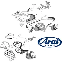 Arai Rx-7v/qv-pro Eco Pure Nakkepude