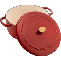 Ballarini BELLAMONTE Rund jerngryde 4 ltr, rød