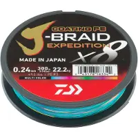 Daiwa J´braid Exp X8 300 M Flettet Fiskesnøre
