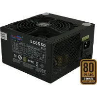 LC-Power Super Silent Series LC6550 V2.2 - Strømforsyning (intern) - ATX12V 2.2 - 80 PLUS Bronze - AC 230 V - 550 Watt - aktiv PFC