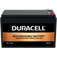 Duracell DR9-12, Blybatterier (VRLA), 12 V, 9 At, 9000 mAh, 108 Wh, 2,4 kg
