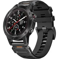INF 26 mm urrem til Garmin Fenix 3/5/5X/6X/7X Black
