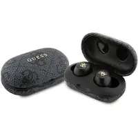 GUESS GUTWSP4EGK 4G TWS-høretelefoner med metallogo - sort
