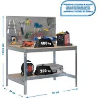 Simonwork (bancos De Trabajo) Bt2 Metalhylde 1445x910x610 Mm