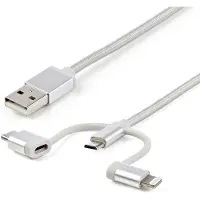 StarTech.com Usb Micro-usb Usb-c Lightning Kabel 1m