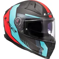 LS2 Helmets Ff811 Vector Ii Carbon Grid Fullface-hjelm