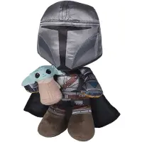 Simba Disney The Mandalorian Mando + Grogu Soft Toy (25 cm)