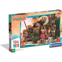 Clementoni Puslespil 104 Super Farve Vaiana 2