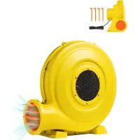 Vevor Oppustelig Blæser, 870W og 950W, 1,3 HK Hoppeborgblæser, Pumpe til Professionel Luftblæser til Oppustelige Bygninger, 3300 RPM Hoppeborg Elektrisk Luftblæser Perfekt til Hoppeborg, Vandrutscheba