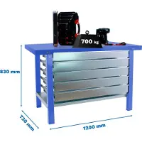 Simonwork (bancos De Trabajo) Bt6 Pro 5box Arbejdsbord 830x1200x730 Mm