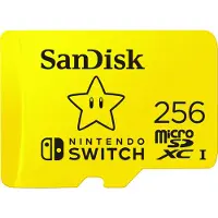 SanDisk Nintendo Switch microSD - 100MB/s - 256GB - Mario edition