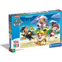 Clementoni Puslespil 104 Super Farve Paw Patrol