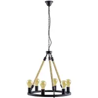 Eglo FINDLAY LYSEKRONE 6L SORT